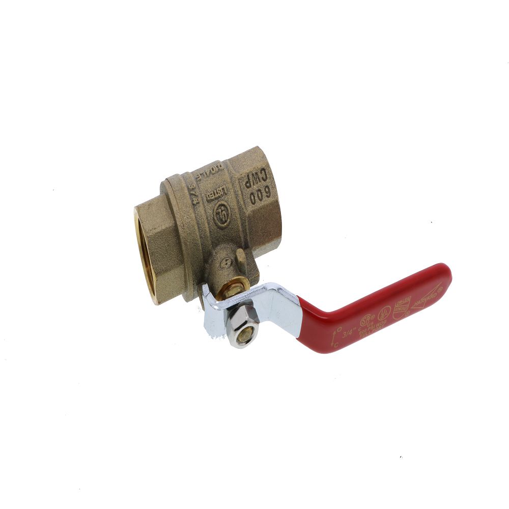 Full Port Brass Ball Valve Lead-Free 3/4" FNPT