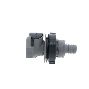 HFCD16812 Valved Panel Mount Hose Barb Coupling Body 1/2 ID Barb