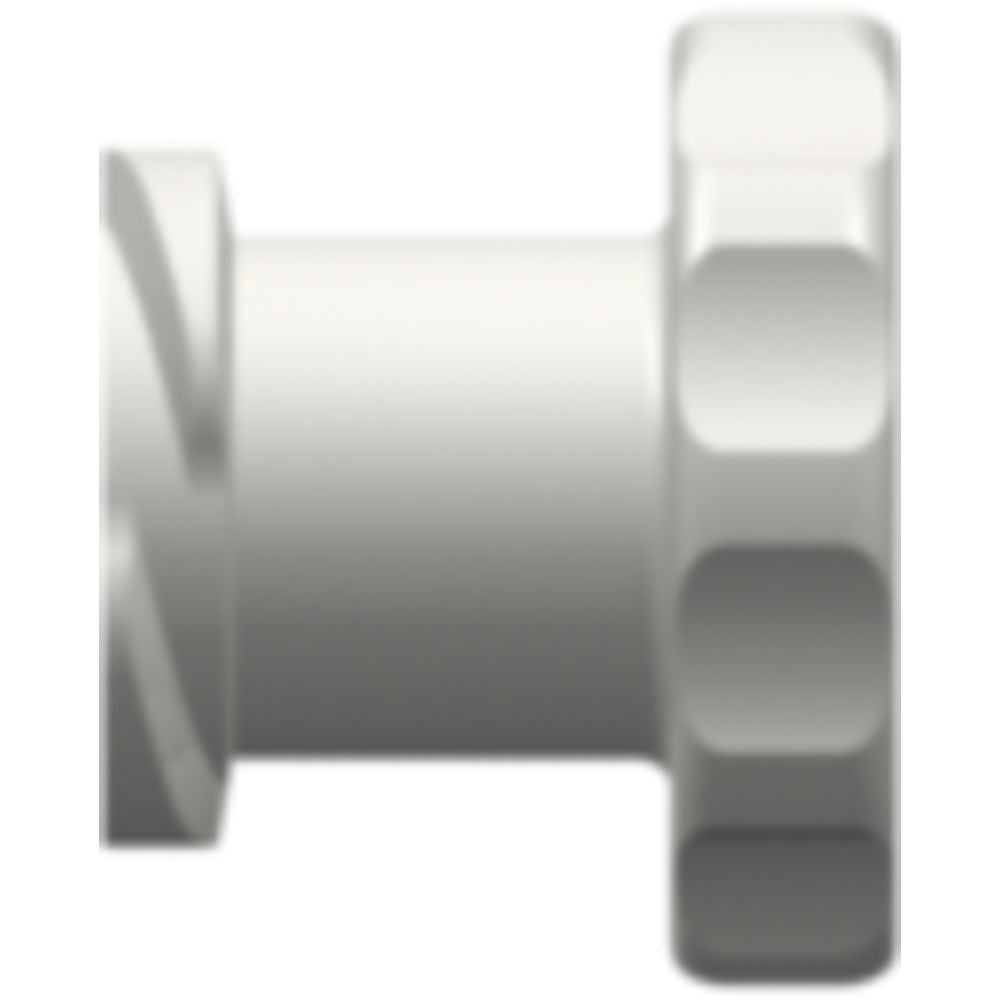 LinkTech Female Luer Thread Style Cap, White Nylon