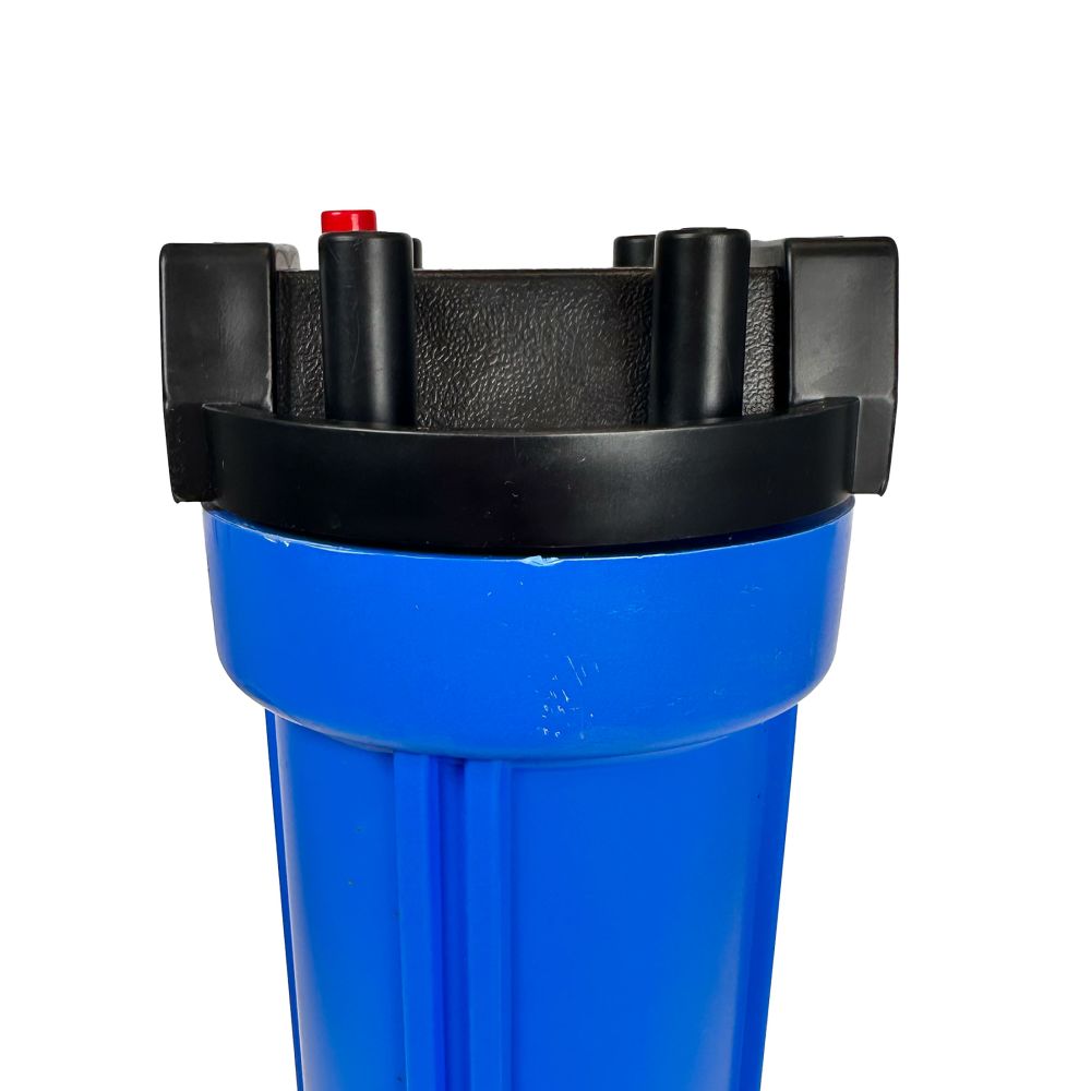 20" Neo-Pure Standard Water Filter Housing Black/Blue with Pressure Relief - 3/4" FPT Open Box