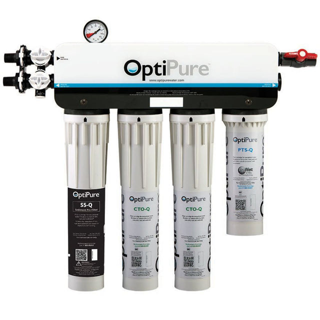 Optipure QT2+MP; triple 15" [dual parallel] dual outlet for bev & ice with prefilter [prev PN: 160-52040]