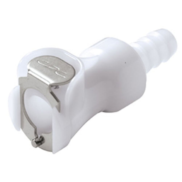 PLCD17005V Valved In-Line Hose Barb Coupling Body 5/16 ID Barb Viton O-ring