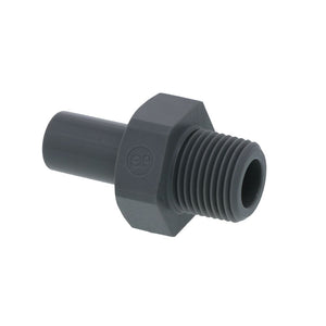 John Guest Stem Adapter BSPT - 3/8 x 3/8  BSPT