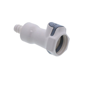 HFCD17635 Valved In-Line Hose Barb Coupling Body 3/8 ID Barb