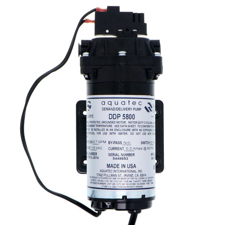 Aquatec 5851-7E12-J574-KIT Pump and Fittings .7 GPM, 3/8"JG, 115V