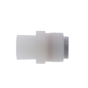 Kynar PVDF Faucet Adapter - 3/8 x 7/16-24 UNS
