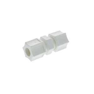 JACO 15-6-P-PG Polypropylene Union Connector 3/8 OD Tube x 3/8 OD Tube