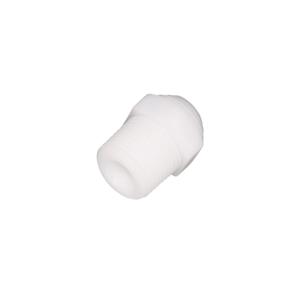 NeoFit - Acetal Natural White Male Connector 3/8" tube x 1/2"NPTF