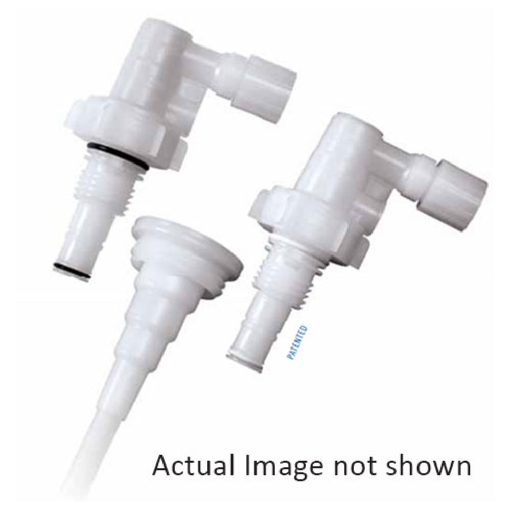 DrumQuik DQPURSAMP202 PUR Sample Kit with 1 DQPUR120112 [FKM [Viton®] and PEEK® ] Coupler and 1 Assembled Dip-tube