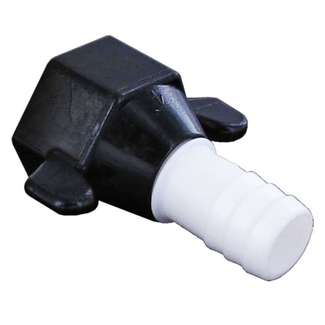 SHURflo 234-2946 Hex Swivel Straight 1/2 FNPT x 3/4 BARB Poly