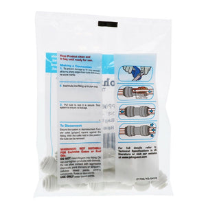 John Guest Reducer Stem Polypro - 3/8 OD Stem x 1/4