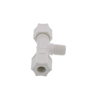 JACO 60-6-4-P-O Polypropylene Male Branch Tee 3/8 OD Tube x 1/4 MPT