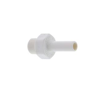John Guest Stem Adapter Polypro  - 1/4 x 1/8 NPTF
