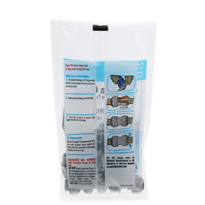 John Guest Male Connector BSPP - 1/4 x 1/4  BSPP