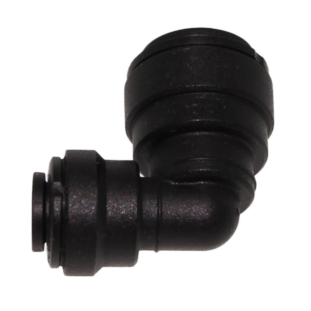 John Guest Reducing Elbow Black Polypropylene  - 3/8 x 1/4