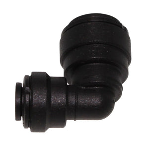 John Guest Reducing Elbow Black Polypropylene  - 3/8 x 1/4