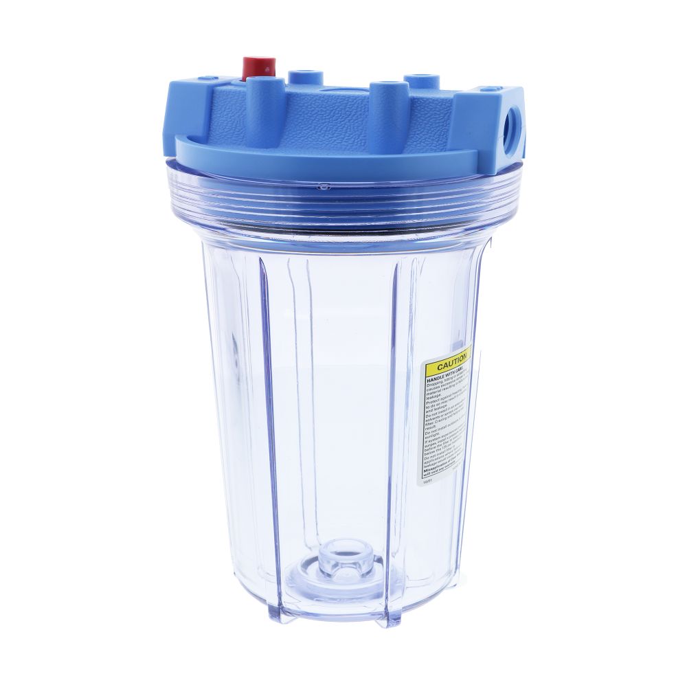 Pentek 10" Slim Line Water Filter Housing Blue/Clear w/ PR