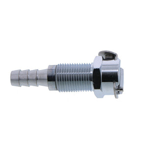 MC1604 Panel Mount Hose Barb Coupling Body 1/4 ID Barb