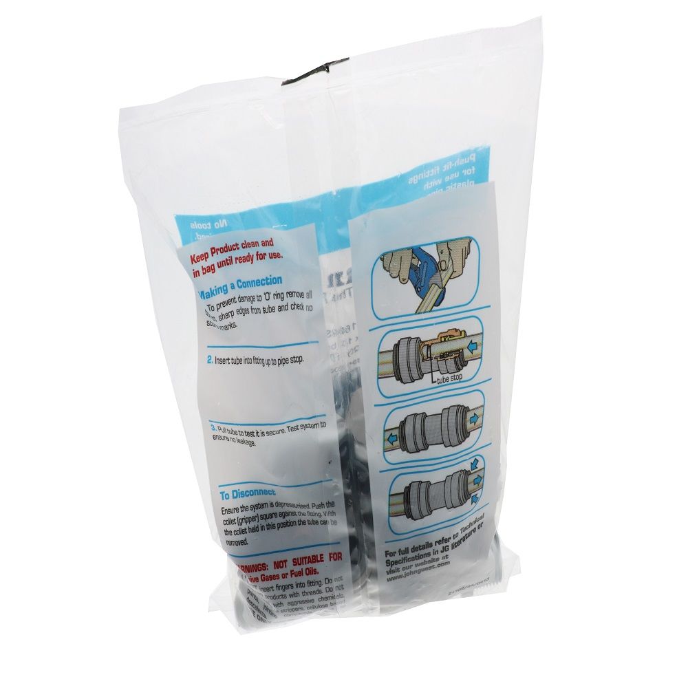 John Guest Swivel Elbow BSPT - 1/2 x 1/2  BSPT