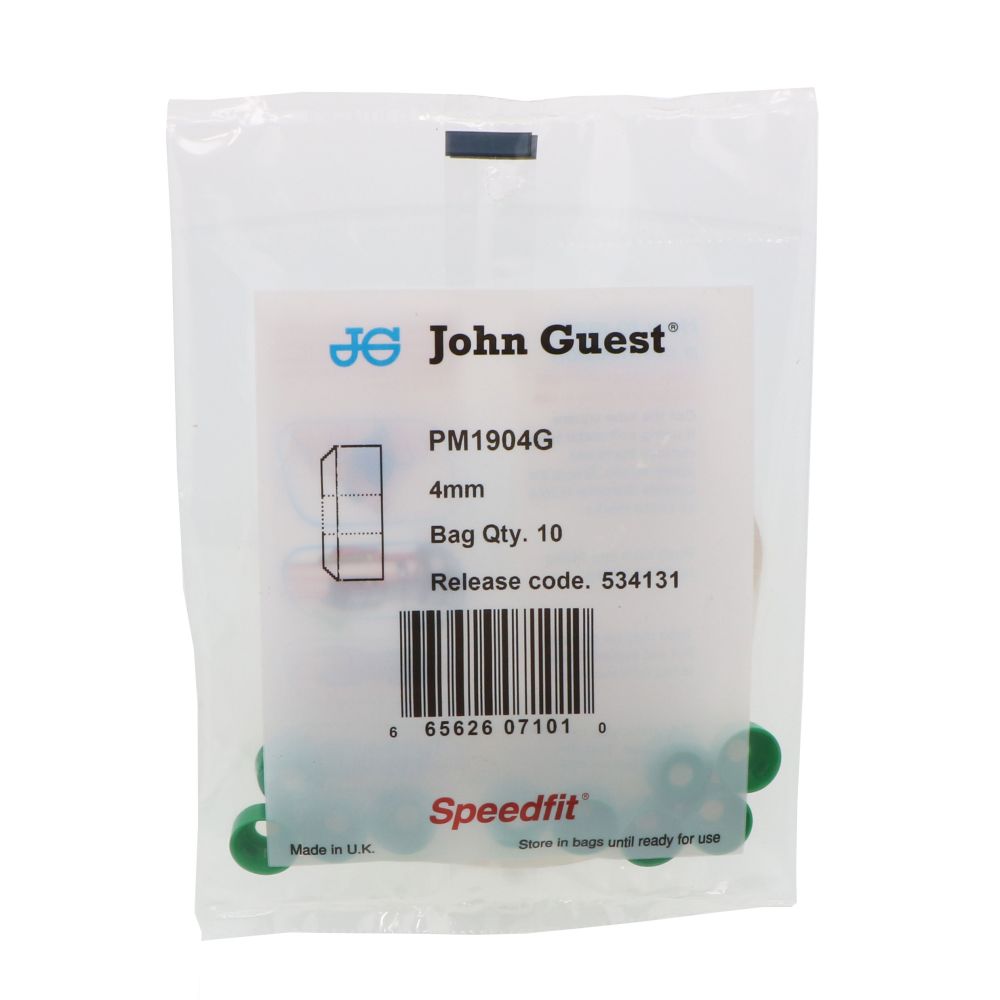 John Guest Collet Cover - 4mm, 5/32 OD Green