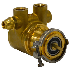 Fluid-o-Tech Lead Free Brass Rotary Vane Pump with Brass Key 105 gph 3/8" NPT