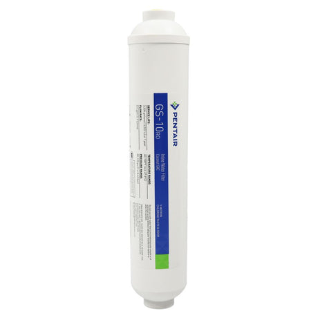 Pentek Inline GS-10RO-B-1/4" FPT 2x10" Coco Shell GAC 5µ