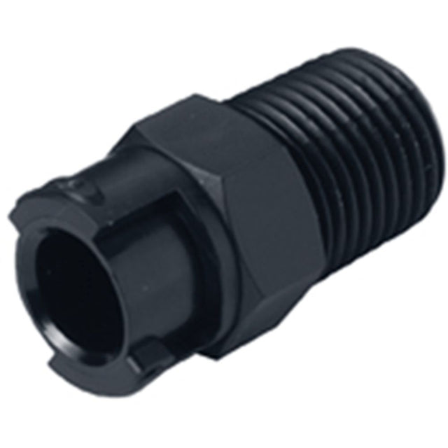 SMPT02BLK Non-Valved Male Thread Coupling Body 1/8 MPT