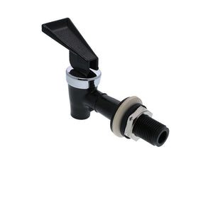 Tomlinson 1000361 HPSBCH Series Plastic No-Drip Cold Beverage Dispensing Faucet w/ Chromed Brass Bonnet