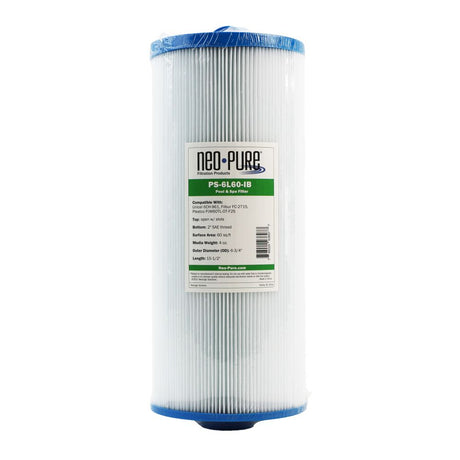 Neo-Pure PS-6L60-IB Pool and Spa Filter 6-3/4" x 15-1/2"
