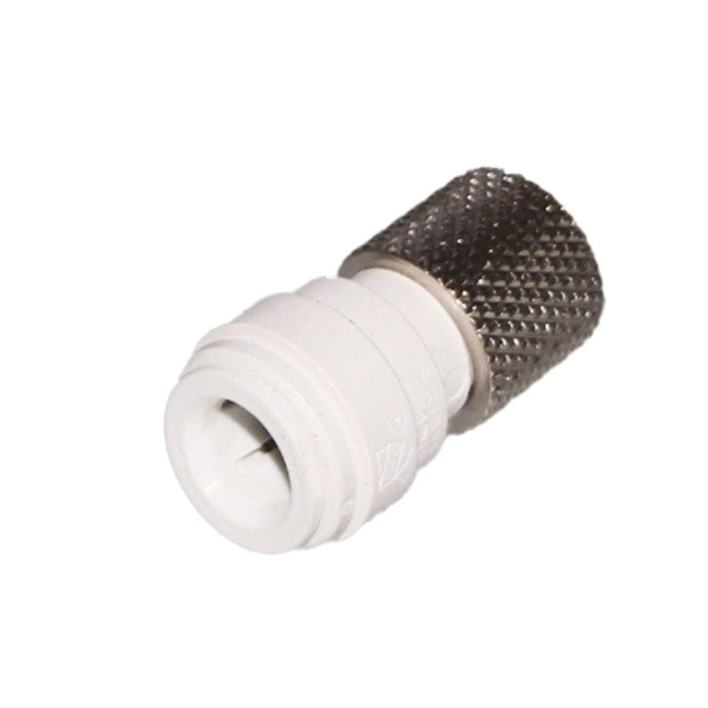 John Guest 3/8" x 9/16"-24" [UNEF] Female Connector - White