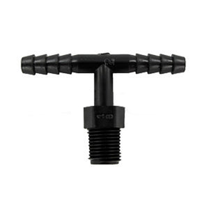 Barb Tee x Male Branch - 3/16 ID x 1/8 MNPT