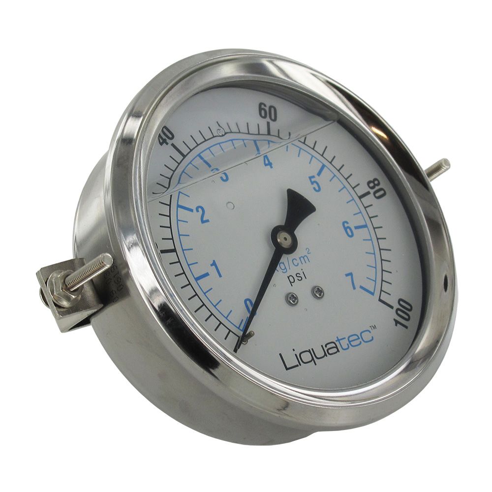Liquatec Center Mount 4.0" Water Pressure Gauge 0-100 PSI, SS, 1/4" NPT,New Products : American Fashion Style Bags On Sale