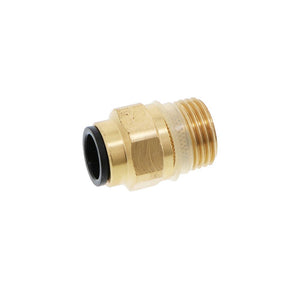John Guest Male Straight Adaptor - 12mm x 1/2" BSP