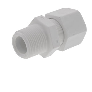 JACO 10-12-12-P-PG Polypropylene Male Connector 3/4 OD Tube x 3/4 MPT