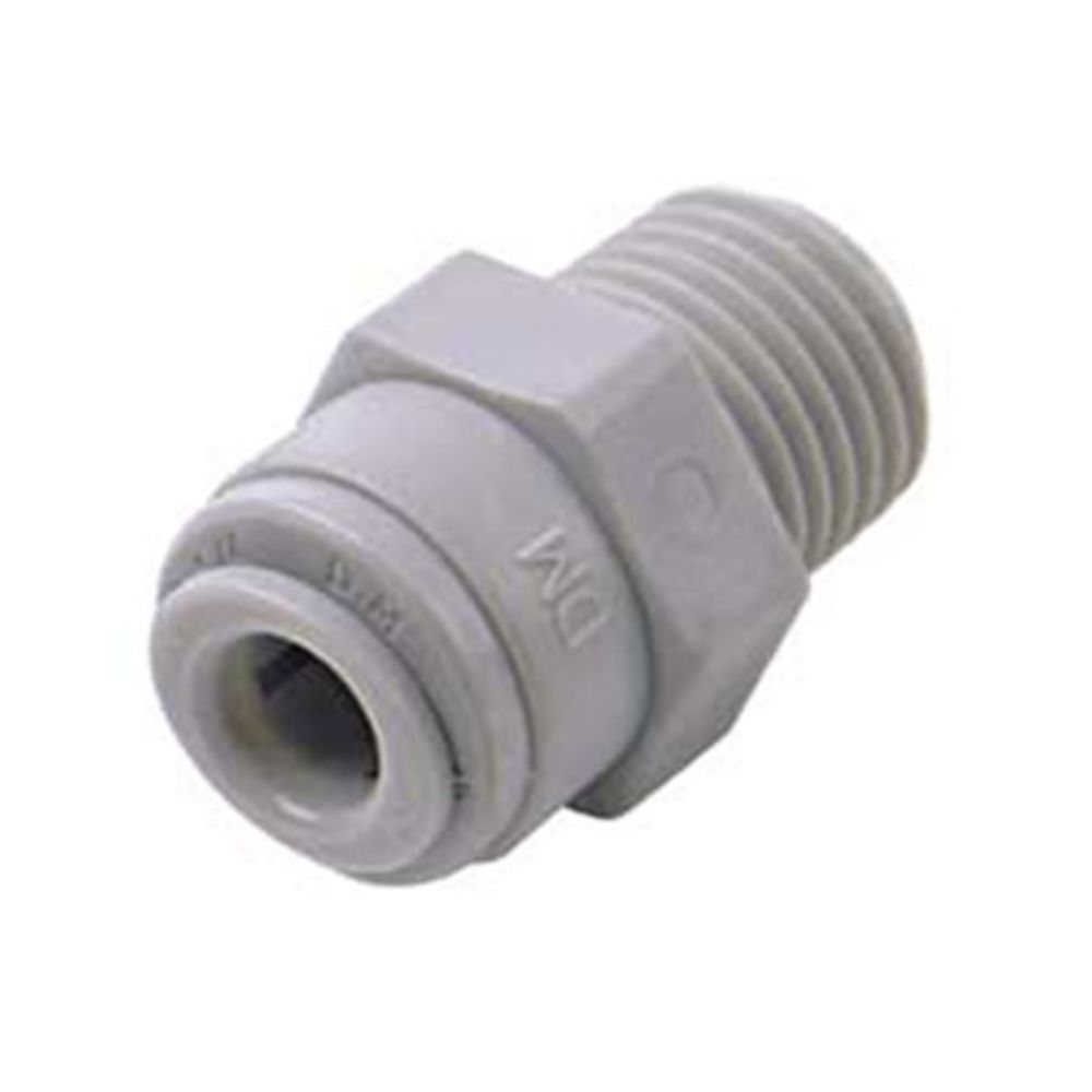 DMfit Straight BSPT Male - 5/16" Push-in x 1/4" BSPT