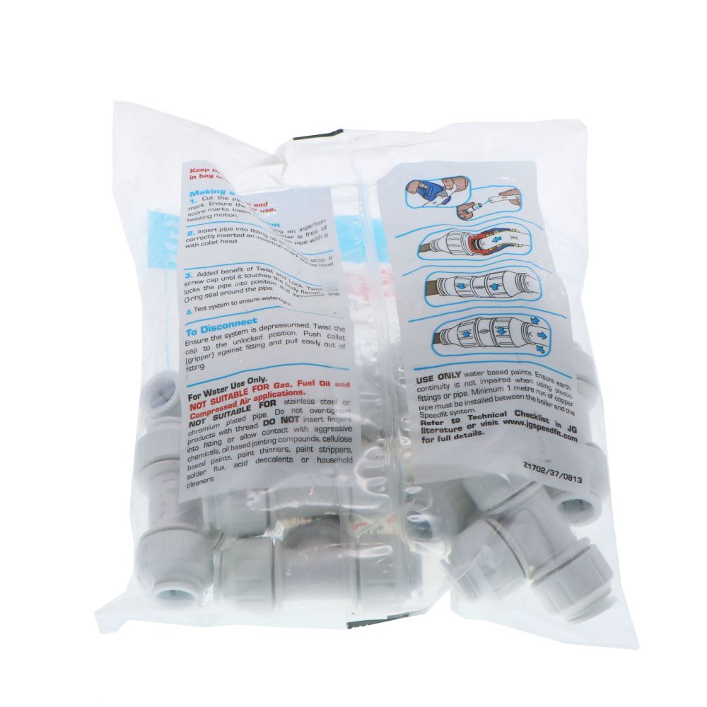 John Guest Union Tee - 10mm