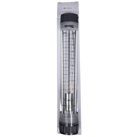 Neo-Pure Inline Flowmeter 1-10GPM 3/4" FNPT