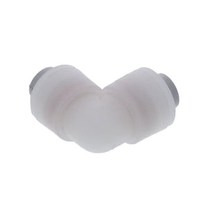 Kynar PVDF Male  Elbow Swivel - 1/4 x 1/8 NPTF