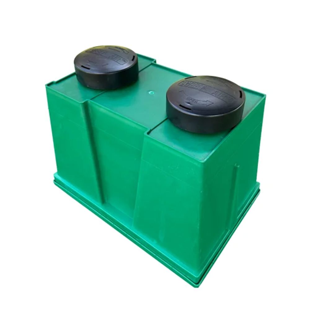 Aerator Cover [Green with black vents]