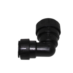 John Guest ProLock Black Union Elbow - 1/2 CTS