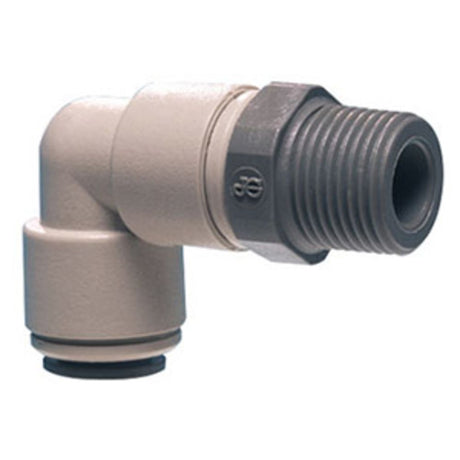 John Guest Swivel Elbow BSPT - 3/16 x 1/8  BSPT
