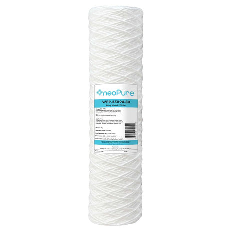 Neo-Pure WPP-25098-30 10" Surfactant Free String Wound Filter 30 Micron