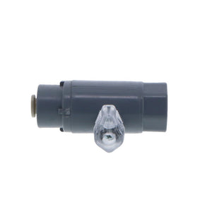 Inline Ball Valve PVC - 1/4 Tube x 3/8 Female NPTF