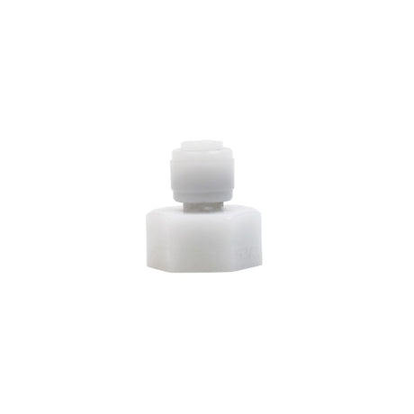 NeoFit - Acetal Natural White Female Adapter- Cone Type- 3/8"tube OD x 3/8 BSP[P] conic inside
