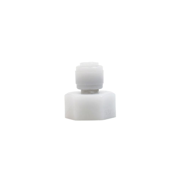 NeoFit - Acetal Natural White Female Adapter- Cone Type- 1/4"tube OD x 3/8 BSP[P] conic inside