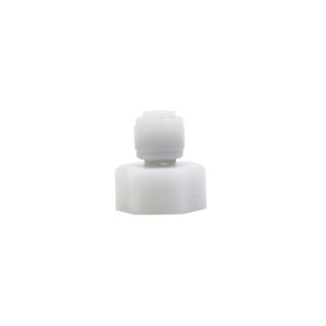 NeoFit - Acetal Natural White Female Adapter- 3/8"tube OD x 1/8"NPTF