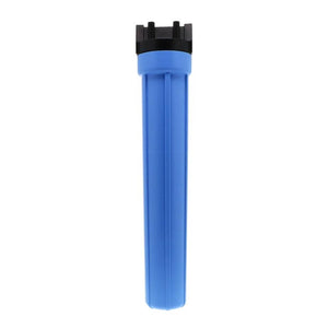 Pentek 150069 20" Standard Water Filter Housing Black/Blue w/ PR - 3/4" FPT