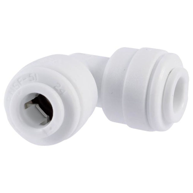 John Guest Acetal 3/8" Union Elbow - White