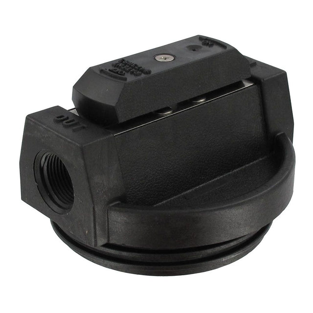 Pentek 154134 Black VIH Cap for #10 and #20 VIH Housings w/ PR - 3/4" FPT