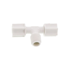 JACO 60-4-4-P-PG Polypropylene Male Branch Tee 1/4 OD Tube x 1/4 MPT